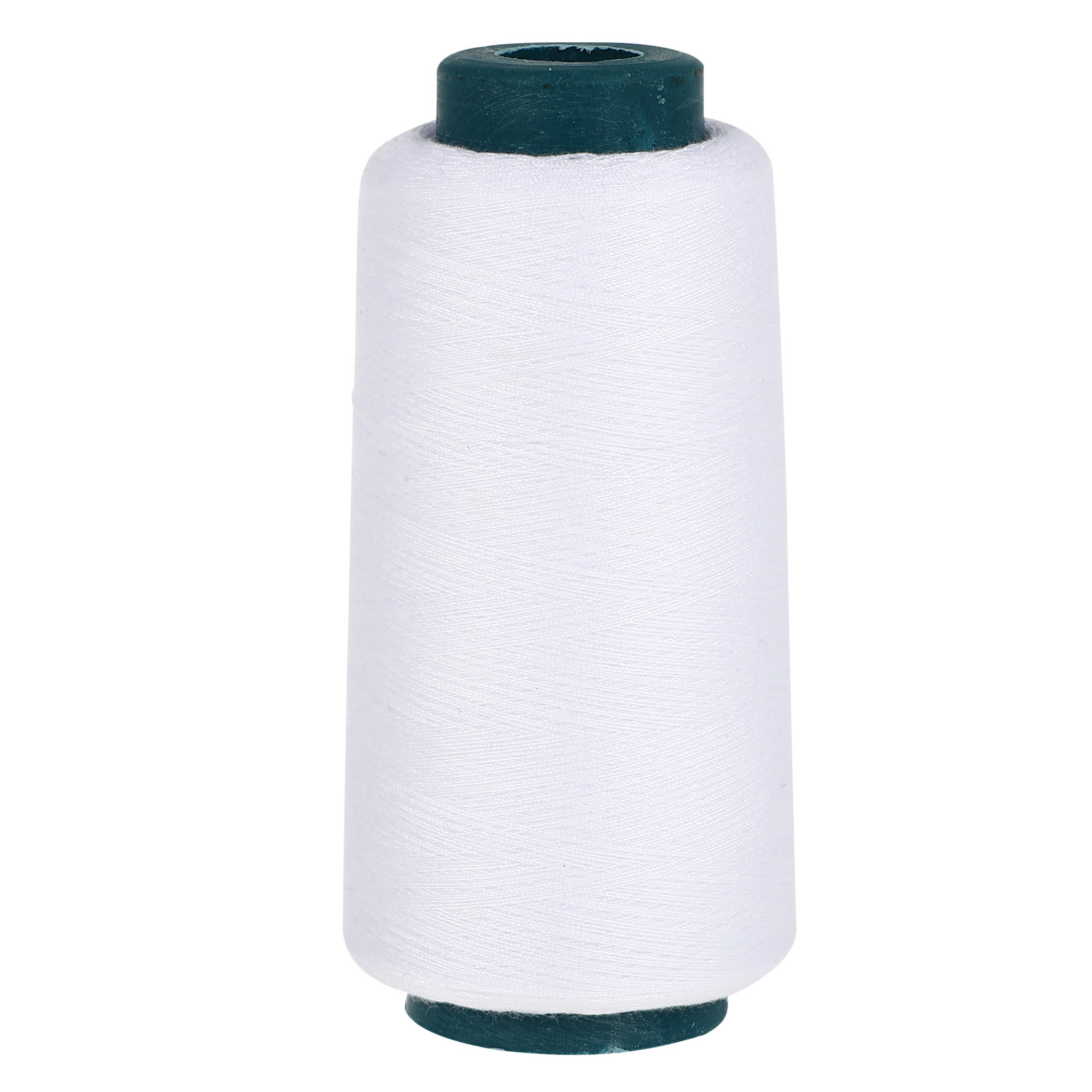 Sewing Thread In Textile - Fil de polyester blanc blanchi, 3000