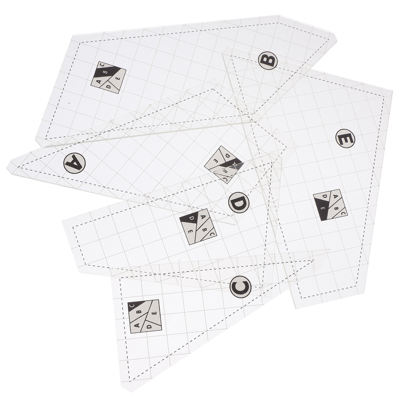 Ensemble de 5 gabarits de quil - Sewing Gauge Ruler avis et prix